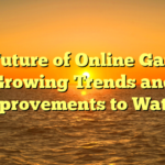 The Future of Online Gaming: Growing Trends and Improvements to Watch