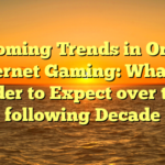 Upcoming Trends in On the internet Gaming: What in order to Expect over the following Decade